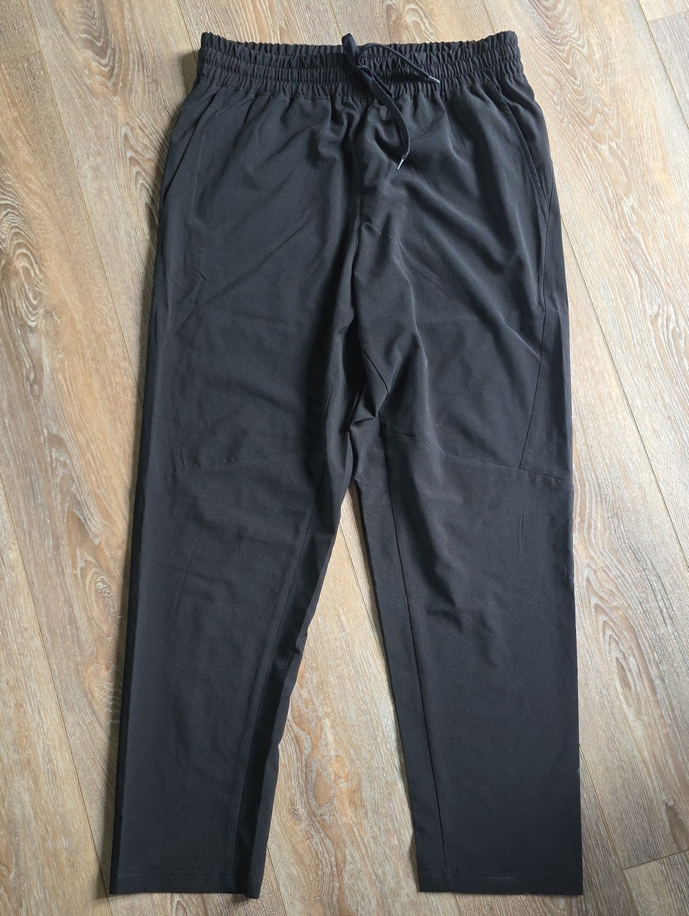 Ci Sono Black Wide Elastic Waist Jogger Pants Sz Large